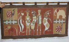 Large stunning authentic African Batik wall hanging from Malawi