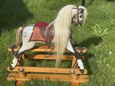 Antique Rocking Horse G & J Lines Circa 1930 (Restored 1995 By Stevenson Bros)