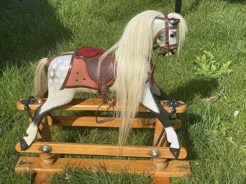 Antique rocking horse - antique, g