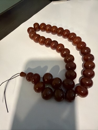 Natural amber kahraman prayer - amber,