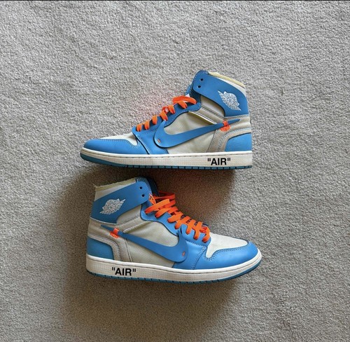 Jordan off white unc - white, 12