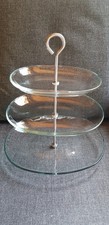 Ikea, 3 Tier Glass Cake Stand. Boxed. One of seven available. Dishwasher proof