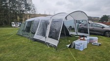 Outwell Parkdale  Inflatable 6PA tent with extension, groundsheet and carpet.