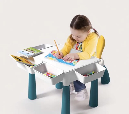 Kids activity table - table, and