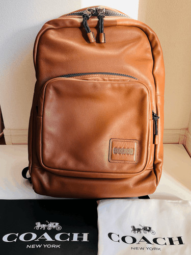 Coach backpack brown pacer - brown,