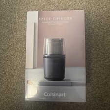 Brand New Cuisinart SG21U Electric Spice Herb Nut Coffee Grinder Midnight Grey