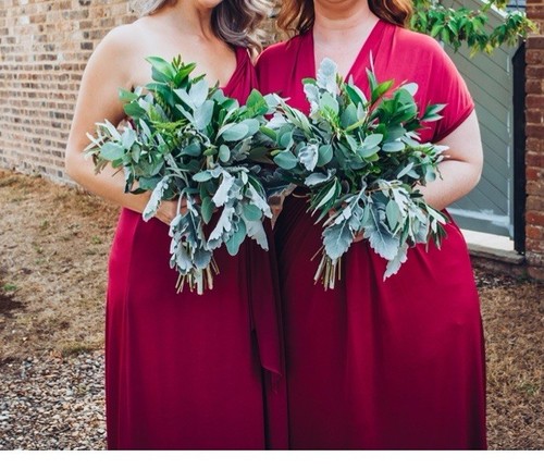 Bridesmaid dresses burgundy - bridesmaid,