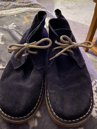 Mens navy suede desert - mens, boots
