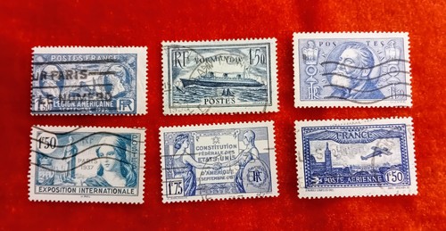 French stamps 1927 1937 - 1927,