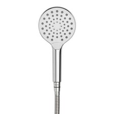 Michelle | Push Button Three Spray Mixer Shower Head - Chrome