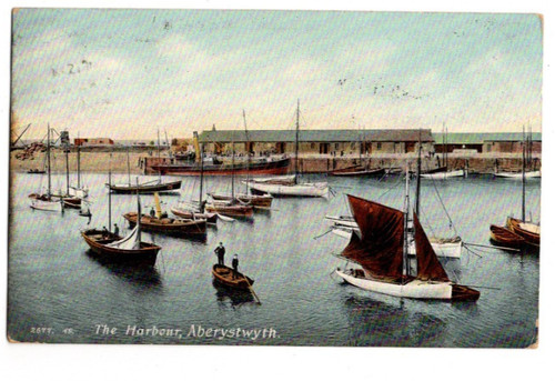 Aberystwyth the harbour - the,