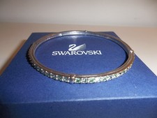 Signed Swarovski Silver Tone &