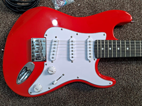 Gear4music series red solid - la,