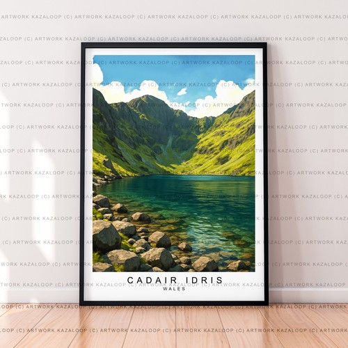 Cadair idris wales unframed - cadair,