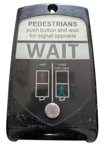 Pedestrian crossing wait - pedestrian,