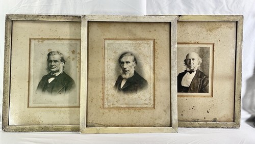 1800 framed photographs - 1800's,