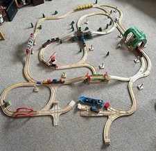 BRIO Train Set Bundle- Collection of High Value Pieces, Trains and Tracks