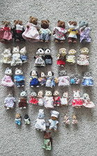 Sylvanian Families Various Family Figures x 40 inc Chef  & Housemaid all clothed