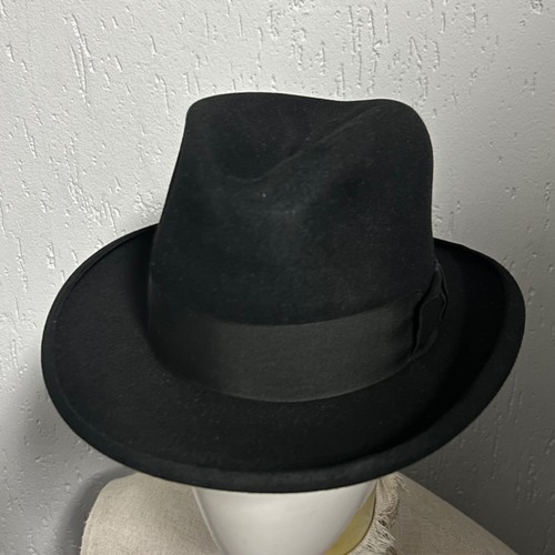 Men 1940s black - 1940s, homburg
