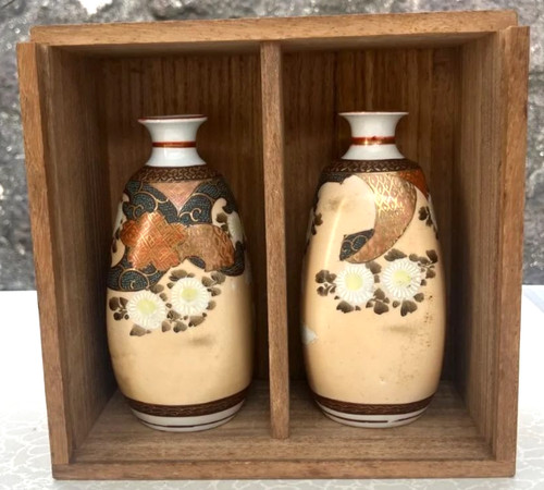 Japanese kutani ware pottery - kutani,