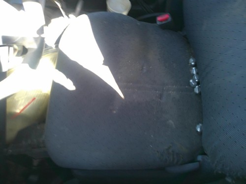 Driver front seat bucket cloth - front,
