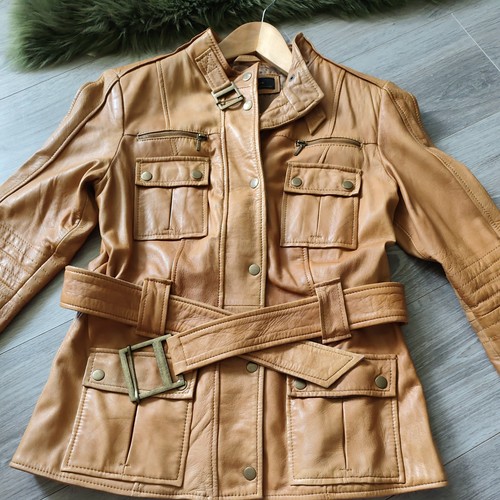 Zara tan beige real - zara, leather