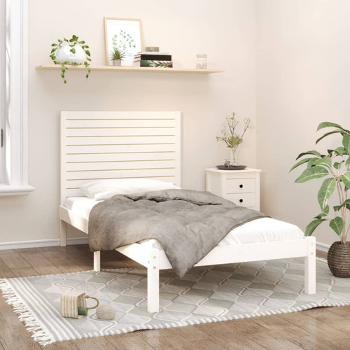 Bed frame solid pine - bed,