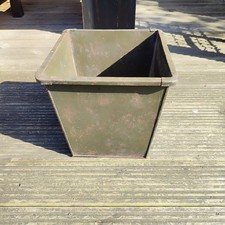 Vintage metal waste paper bins