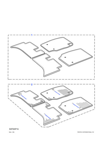 Land rover drop mat - in,