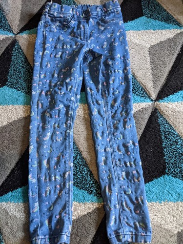 Lovely girls denim leggings - denim,