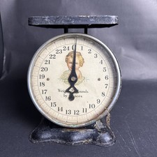 Vintage Baby Scale W/ Baby