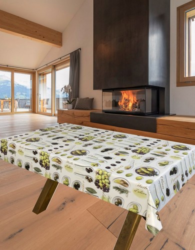 Wipe clean tablecloth pvc - clean,
