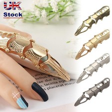 Metal Halloween Full Finger Joint Armor Rock Scroll Punk Rings Finger Claw Ring