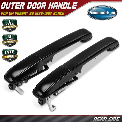 Exterior door handle rear - 2x,