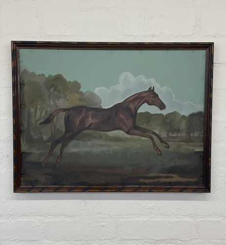 Oil painting horse - oil, equine