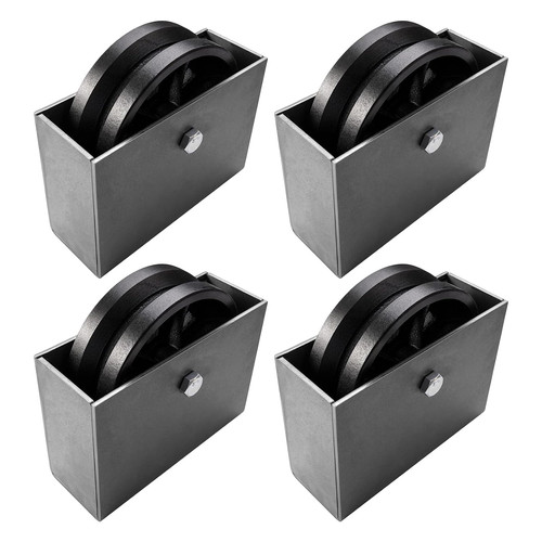 Groove cast iron wheels - 6",