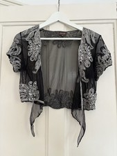 Phase Eight Mesh Shrug