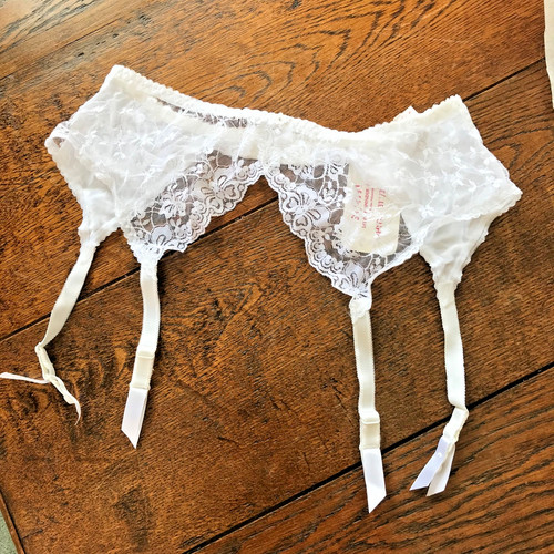 Vintage suspender belt 1980s - belt,
