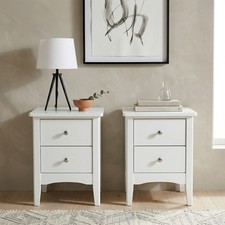 Set of 2 Como 2-Drawer Bedside