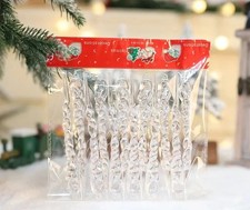 Crystal Clear Icicle Ornaments