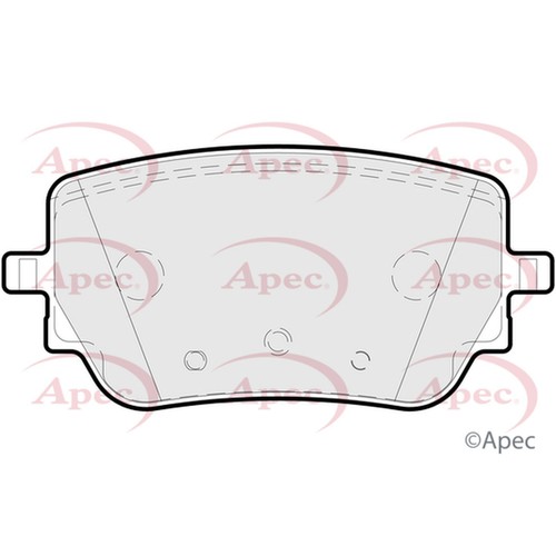 Brake pads set for mercedes - brake,