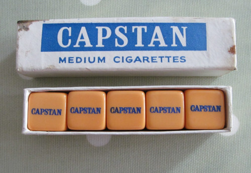 Set vintage capstan poker - of,
