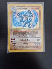 Machamp Holo Pokemon Card 1st