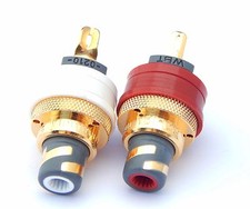 WBT-0210cums RCA Socket Nextgen Pure Copper signal conductor set of 2