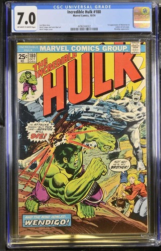 Incredible hulk 180 cgc - incredible,