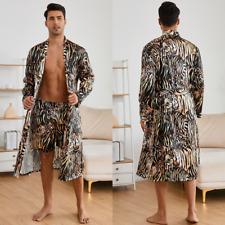 UK Men Satin Silk Kimono