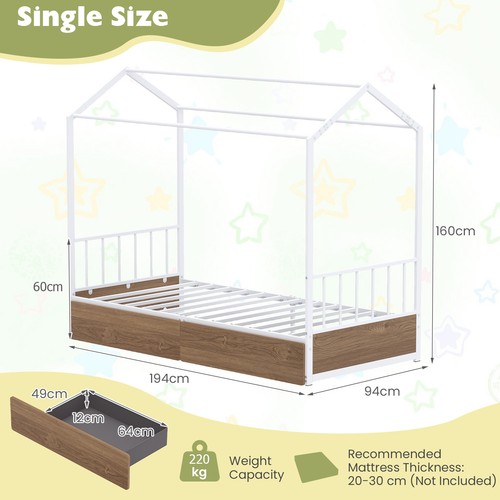 Kids house shaped - kids, bed
