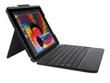 Logitech Slim Combo iPad Case with Detachable Backlit Wireless Bluetooth Keyboar