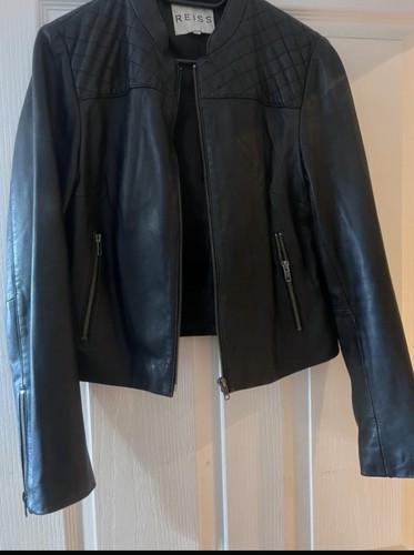 Reiss women leather jacket - women's,