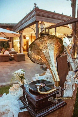 Antique gramophone fully - antique,